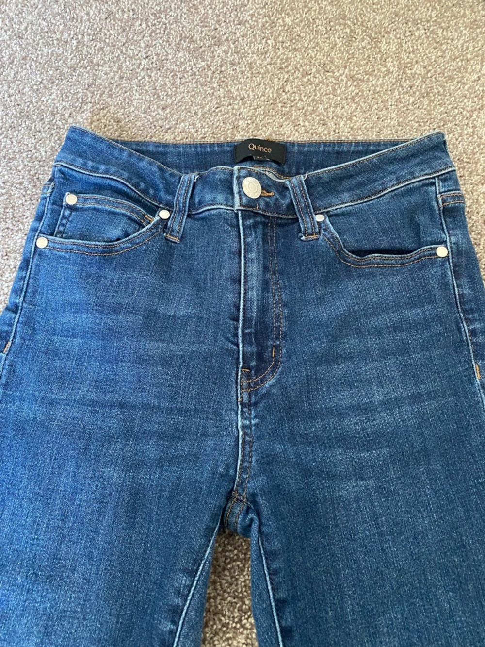 Quince Straight Leg Skinny Jeans - Picture 4 of 8
